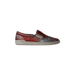 Moschino Mocola Slip-On Sneakers in Multicolor Leather
